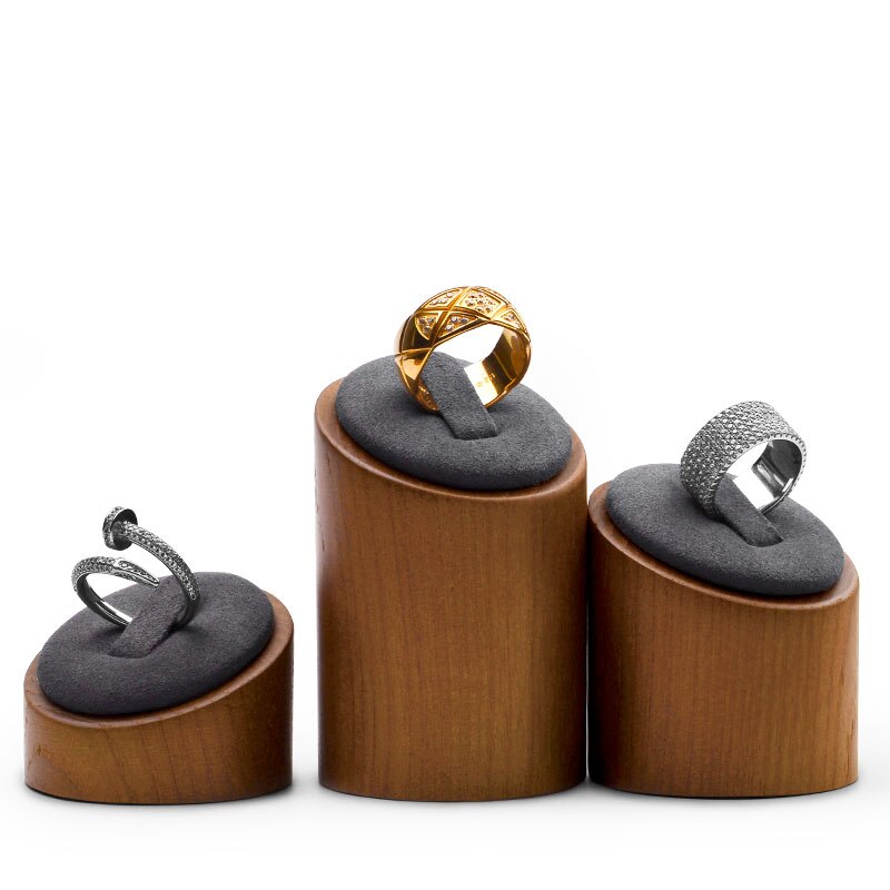 Wooden Jewelry Display Stands | Jewelry Wood Display Stand | Wooden Ring Stand Holder - Jewelry Packaging &amp; Display