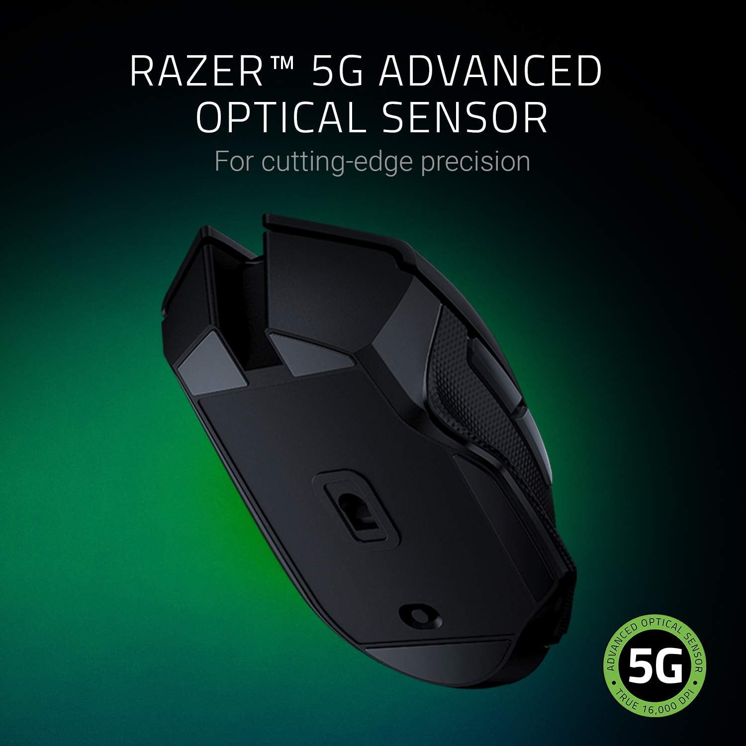 Razer Basilisk X Hyperspeed Wireless Gaming Mouse: Bluetooth &amp; Wireless Compatible 16000dpi Dpi Optical Sensor - Mouse