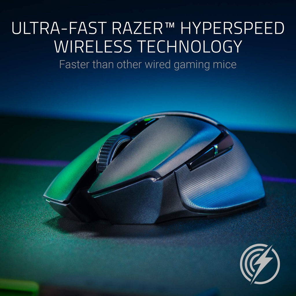 Razer Basilisk X Hyperspeed Wireless Gaming Mouse: Bluetooth &amp; Wireless Compatible 16000dpi Dpi Optical Sensor - Mouse