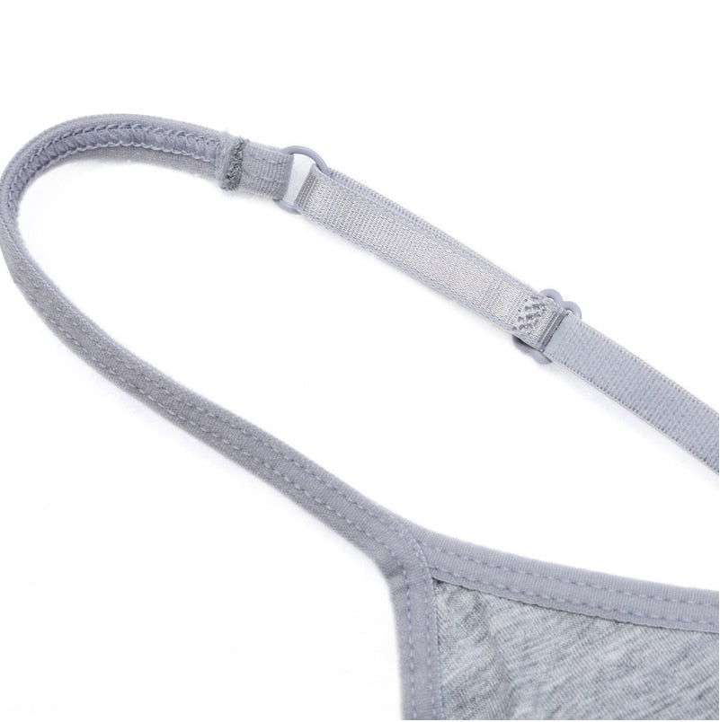 Women Vest Underwear Summer Soft Tank Top Built In Bra Spaghetti Strap Casual Solid Breathable Padded Female Comfort Camisoles