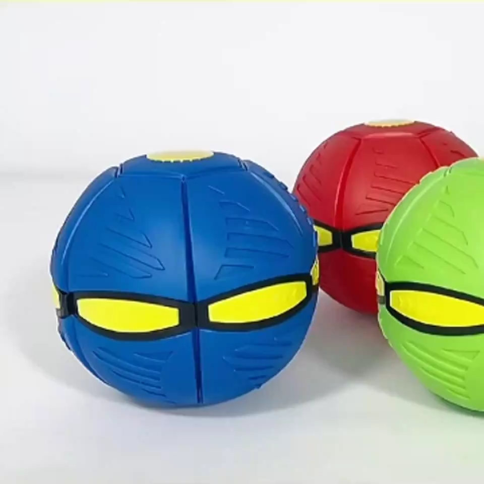 Magic Ball Flying Flat Throw Disc Ball Without Light Kid Toys Outdoor Garden Beach Games Children's Sport Color Ball