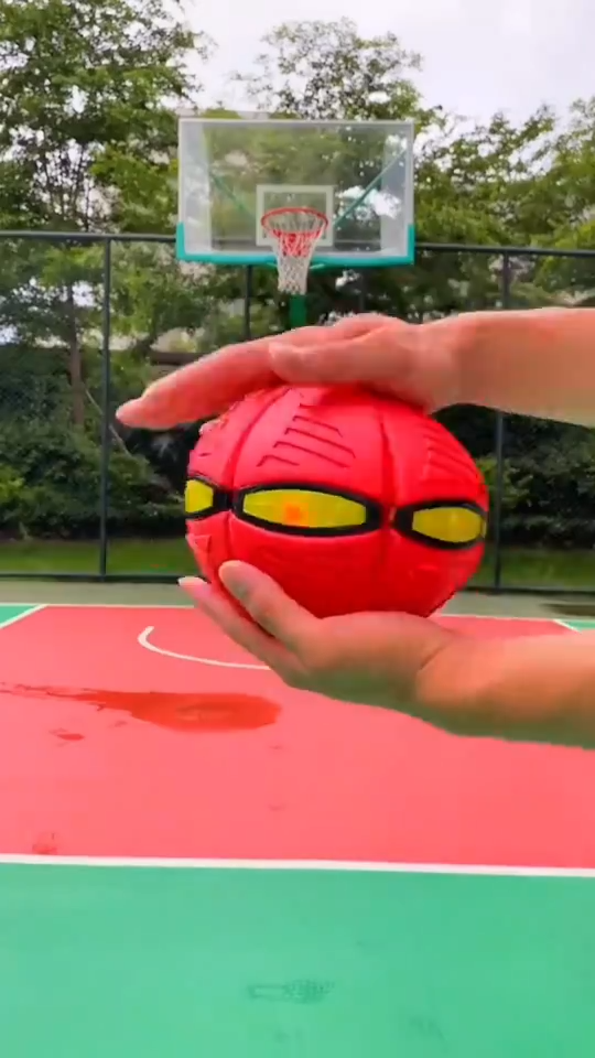 Magic Ball Flying Flat Throw Disc Ball Without Light Kid Toys Outdoor Garden Beach Games Children's Sport Color Ball