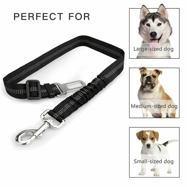 Adjustable Pet Dog Travel SEAT BELT Car Safety Harnesses Lead Restraint Strap US