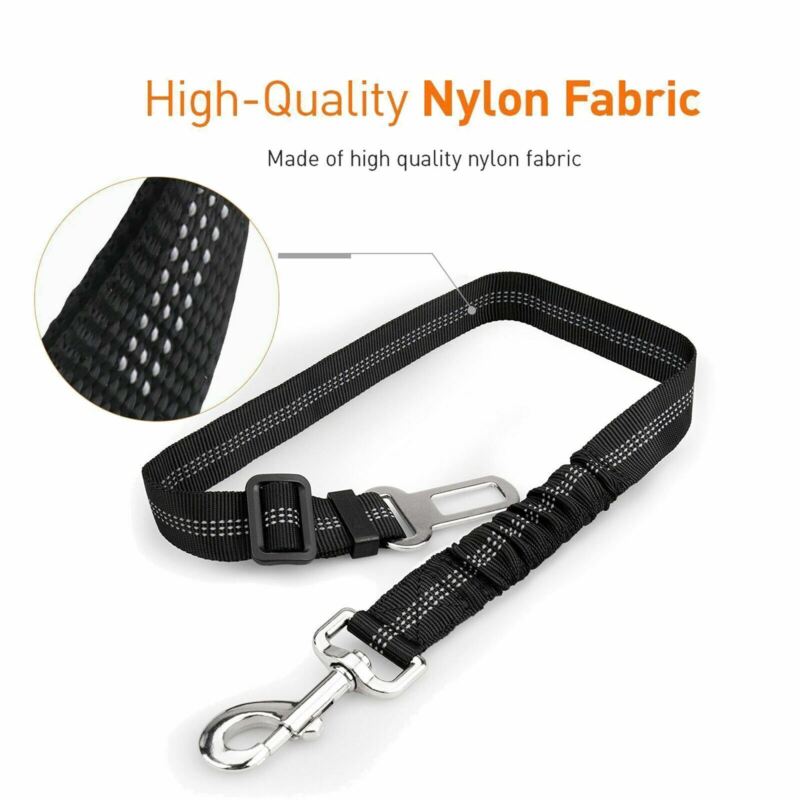 Adjustable Pet Dog Travel SEAT BELT Car Safety Harnesses Lead Restraint Strap US