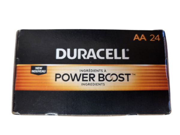 Duracell CopperTop PowerBoost Alkaline Batteries Technology AA - NEW DATES 24/bx