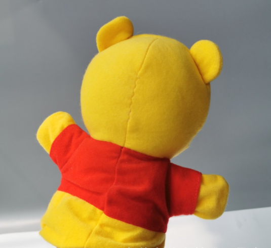 2021 New Disney Winnie Stitch Soft Plush Cosplay Hand Puppet Toys Dolls 8"/20cm