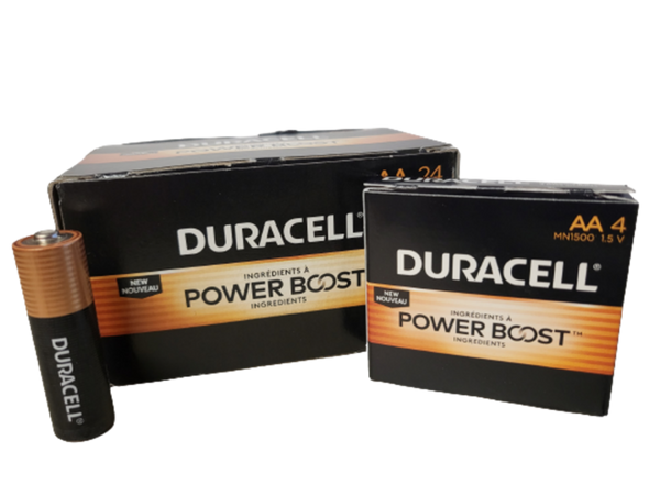 Duracell CopperTop PowerBoost Alkaline Batteries Technology AA - NEW DATES 24/bx
