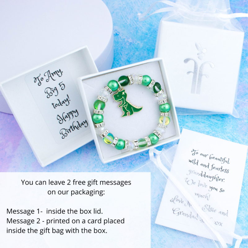 Narwhal Bracelet, Kid's Jewellery, Cute Ocean Charm Bracelet For Kids, Gift Box