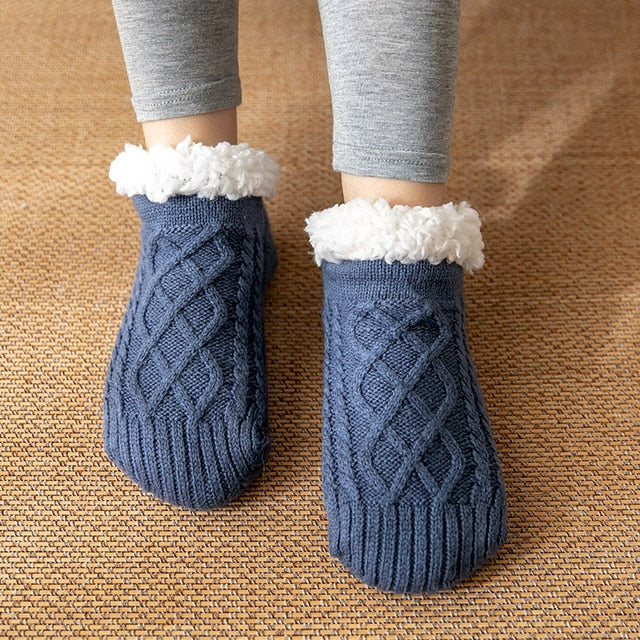 Cashmere Home Winter Wool Socks for Women Thicker Warm Home Bedroom Socks for Men Non slip Warm Feet Snow Socks Carpet Socks| |
