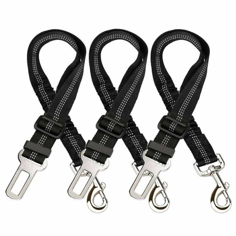 Adjustable Pet Dog Travel SEAT BELT Car Safety Harnesses Lead Restraint Strap US