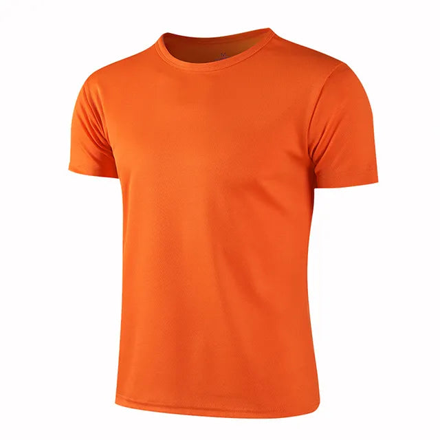 Men women Quick Dry Short Sleeve Sport T Shirt Gym Jerseys Fitness Shirt Trainer Running T-Shirt Teenager Breathable Sportswears