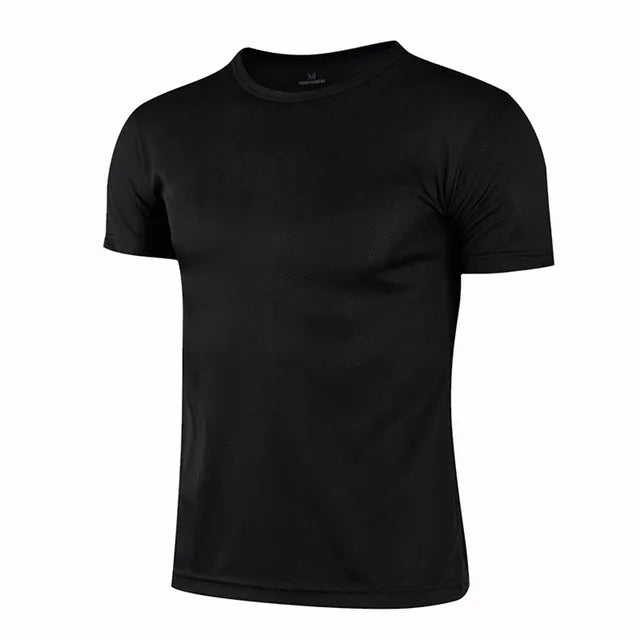 Men women Quick Dry Short Sleeve Sport T Shirt Gym Jerseys Fitness Shirt Trainer Running T-Shirt Teenager Breathable Sportswears