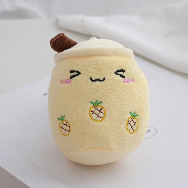 1 Stuk Bubble Tea Cup Pluche Speelgoed Kawaii Fruit Melk Thee Design Kids Gevulde Pop Zacht Kussen Kussen Verjaardagscadeau Voor Vriendin