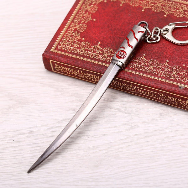 Anime NARUTO Sasuke Uchiha Ninja Kunai Waffe Schwert Metall Keychain Action Figur Cosplay Spielzeug Geschenk| |