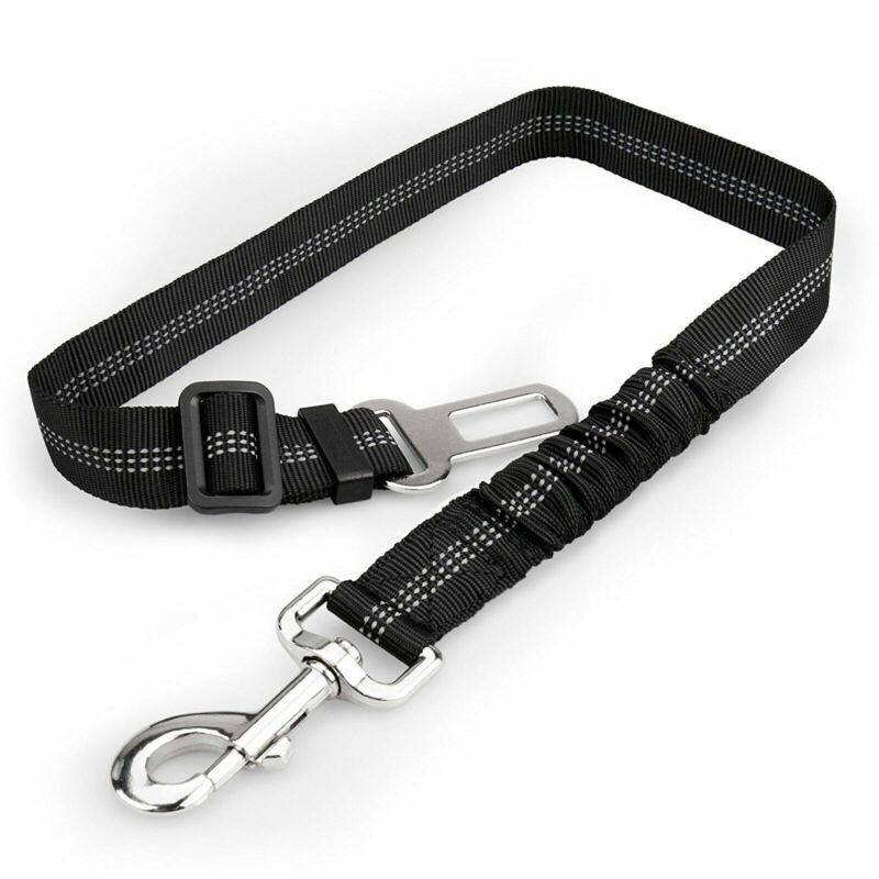 Adjustable Pet Dog Travel SEAT BELT Car Safety Harnesses Lead Restraint Strap US