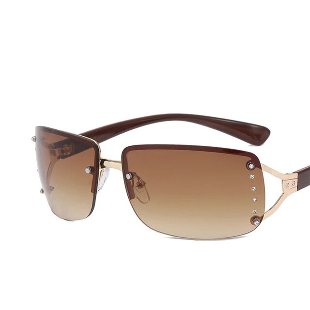 Wrap Around Y2K Sunglasses for Women Men Shield Flat Top Sunglasses Futuristic Frameless Gradient Lens Sun Glasses Eyewear