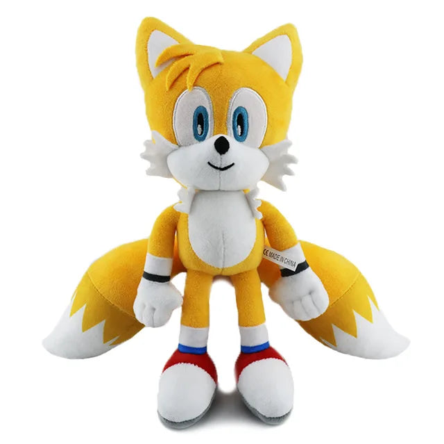Hot Sale 30CM Sonic Plush Toy The Hedgehog Amy Rose Knuckles Tails Cute Cartoon Soft Stuffed Doll Birthday Gift For Children