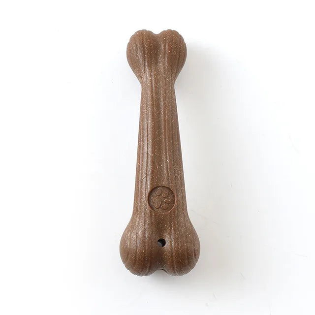 Pet Dog Chew Toys Molar Teeth Clean Stick Interesting Pine Wood Cute Bone Shape Durable Bite Puppy Interactive Toy Pet Supplies