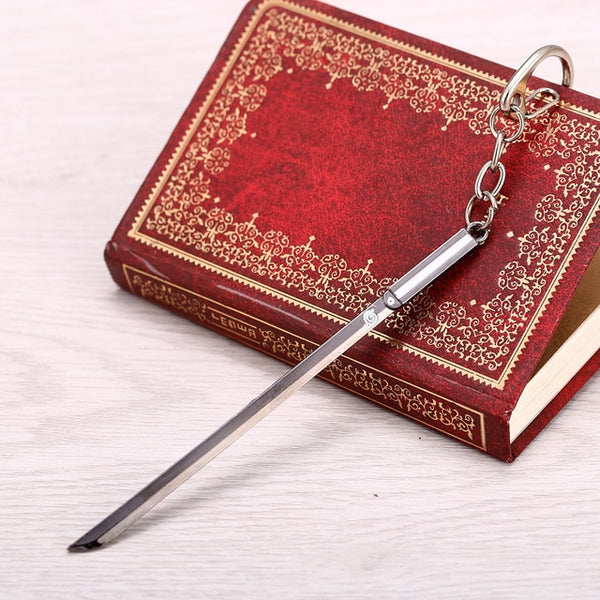 Anime NARUTO Sasuke Uchiha Ninja Kunai Waffe Schwert Metall Keychain Action Figur Cosplay Spielzeug Geschenk| |