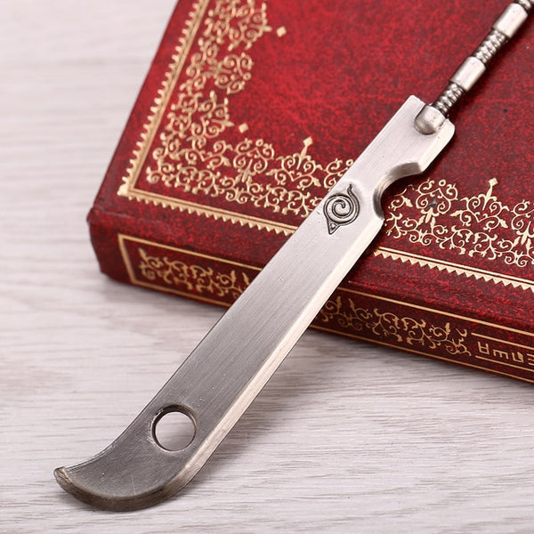 Anime NARUTO Sasuke Uchiha Ninja Kunai Waffe Schwert Metall Keychain Action Figur Cosplay Spielzeug Geschenk| |