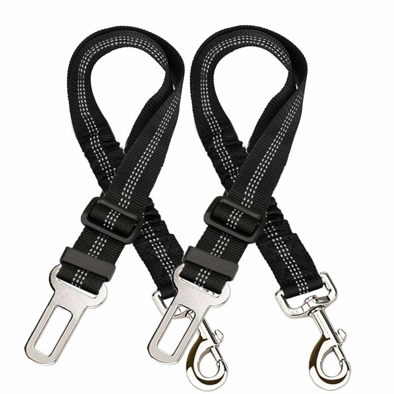 Adjustable Pet Dog Travel SEAT BELT Car Safety Harnesses Lead Restraint Strap US