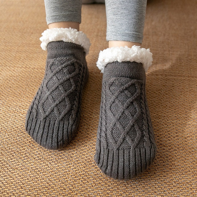 Cashmere Home Winter Wool Socks for Women Thicker Warm Home Bedroom Socks for Men Non slip Warm Feet Snow Socks Carpet Socks| |